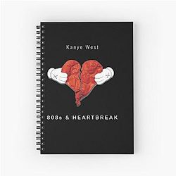 Kanye West 808's and Heartbreak Spiral Notebook