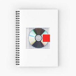 YEEZUS - Kanye West Album Cover - Extreme 4K High Quality Spiral Notebook