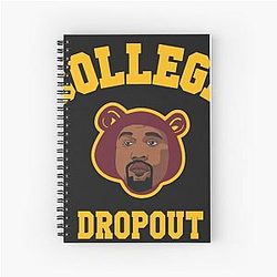 College Dropout  Spiral Notebook