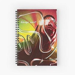 Trippy Kanye West Spiral Notebook