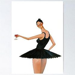 Kanye West My Beautiful Dark Fantasy Ballerina Graphic Poster