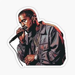 Kanye West Six Sticker