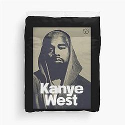 Kanye West Art Gift for Hip Hop Lovers Duvet Cover