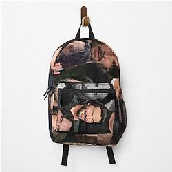 Keanu Reeves photo collage backpack