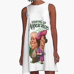 Keeping Up Appearances - Hyacinth Bucket - Patricia Routledge - Richard Bouquet A-Line Dress