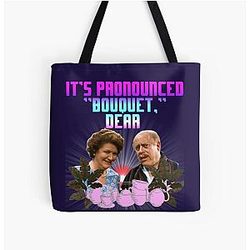 Hyacinth Bucket Keeping Up Appearances All Over Print Tote Bag