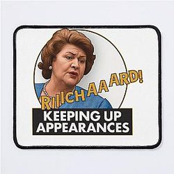 Keeping Up Appearances - Hyacinth Bucket - Patricia Routledge - Richard Bouquet Mouse Pad