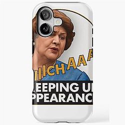 Keeping Up with Hyacinth Bucket Patricia Routledge Richard Bouquet phone case