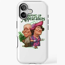 Keeping Up Appearances - Hyacinth Bucket - Patricia Routledge - Richard Bouquet iPhone Tough Case
