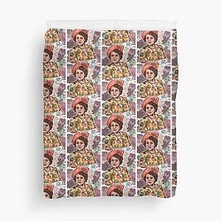 Celebrating Hyacinth Bucket from Keeping Up Appearances Duvet Cover