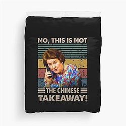 Keeping Up Appearances Hyacinth is Not the Chinese Takeaway Duvet Cover