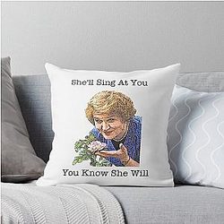 Hyacinth Keeping Up Appearances Throw Pillow