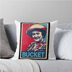 Keeping Up Appearances - Hyacinth Bucket - Patricia Routledge - Richard "Bouquet" Throw Pillow
