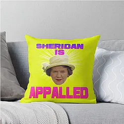 Hyacinth Keeping Up Appearances Sheridan Throw Pillow