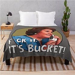 No Longer Keeping Up Appearances Its Bucket Throw Blanket