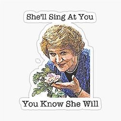 Hyacinth - Keeping Up Appearances Sticker