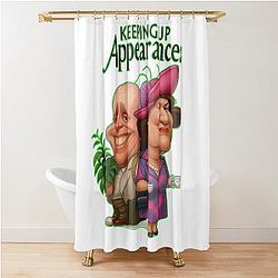 Keeping Up Appearances - Hyacinth Bucket - Patricia Routledge - Richard Bouquet Shower Curtain