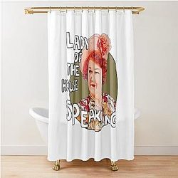 Hyacinth Bucket Keeping Up Appearance Shower Curtain