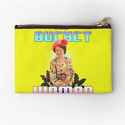 THE BUCKET WOMAN KEEPING APPEARANCES Zipper Pouch
