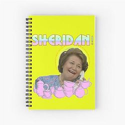 SHERIDAN WOULD BE APPALLED KEEPING SPIRAL NOTEBOOK APPEARANCES