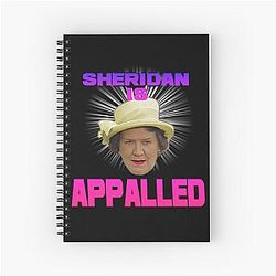 Hyacinth Bucket Keeping Up Appearances Sheridan Is Appalled Spiral Notebook