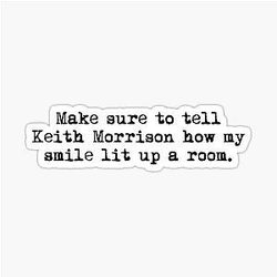 Keith Morrison Lits a room