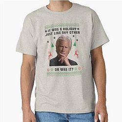 Keith Morrison True Crime Ugly Christmas Sweater Party Classic T-Shirt