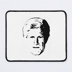 Keith Morrison Black Stencil Mousepad