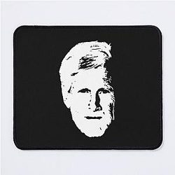 Keith Morrison - White Stencil Mouse Pad