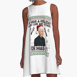 Keith Morrison christmas sweater True Crime Ugly Christmas Sweater 
Party Sweatshirt True Crime 
A-Line Dress
