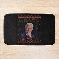 Keith Morrison xmas Christmas Bath Mat
