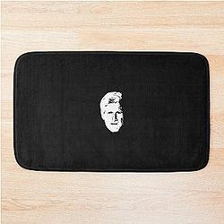 Keith Morrison - White Stencil Bath Mat