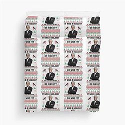 Keith Morrison True Crime Christmas Duvet Cover