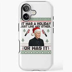 Keith Morrison True Crime Ugly Christmas Sweater Party Sweatshirt True Crime iPhone Tough Case