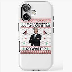 Keith Morrison Christmas Sweater True Crime Ugly Christmas Sweater Party Sweatshirt True Crime Ugly Sweater Funny Christmas Sweater iPhone Case