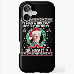 Keith Morrison Christmas Sweater True Crime Ugly Christmas Sweater Party Sweatshirt iPhone Tough Case
