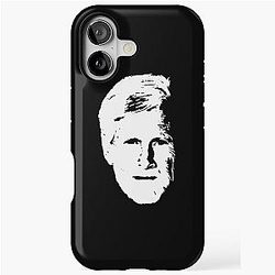 Keith Morrison - White Stencil iPhone Case