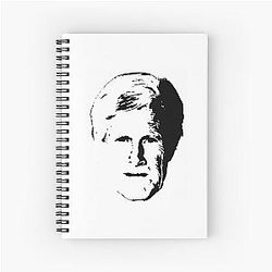 Keith Morrison Black Stencil Notebook