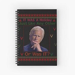 Keith Morrison Christmas Spiral Notebook