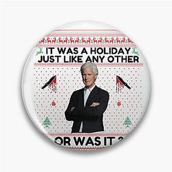 Keith Morrison Christmas Sweater True Crime Ugly Christmas Sweater Party/Funny Sweater Pin