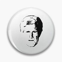 Keith Morrison Black Stencil Pin