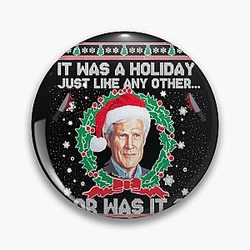 Keith Morrison True Crime Ugly Christmas Sweater Party Sweatshirt Funny Christmas Sweater Pin
