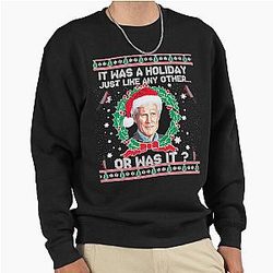 Keith Morrison True Crime Ugly Christmas Sweater Party Sweatshirt