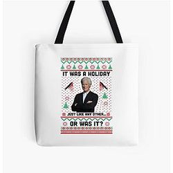 Keith Morrison True Crime Christmas Tote Bag