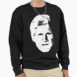 Keith Morrison - White Stencil Pullover Sweater