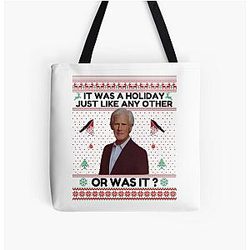 Keith Morrison Christmas Sweater True Crime Ugly Christmas Sweater Party Sweatshirt True Crime Ugly Sweater Funny Christmas Sweater All Over Print Tote Bag