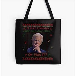 Keith Morrison Christmas - It Was A Holiday Just Like Any Other or Was It Keith Morrison All Over Print Tote Bag