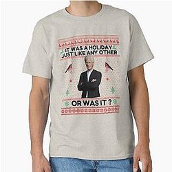 Keith Morrison christmas sweater True Crime Ugly Christmas Sweater  was a holiday, Party Sweatshirt True Crime Ugly Sweater Funny Christmas Sweater Classic T-Shirt