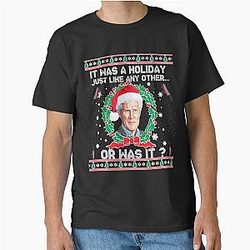 Keith Morrison Christmas Sweater True Crime Ugly Christmas Sweater It was a holiday, just like any other Party Sweatshirt True Crime Funny Christmas Sweater Classic T-Shirt
