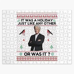 Keith Morrison christmas sweater True Crime Ugly Christmas Sweater Party Sweatshirt True Crime Ugly Sweater Funny Christmas Sweater Jigsaw Puzzle